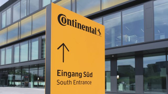 Eingang der Continental Unternehmenszentrale