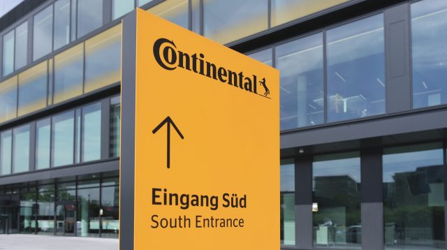Eingang der Continental Unternehmenszentrale