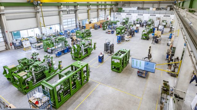 Fertigungshalle von 2G Energy