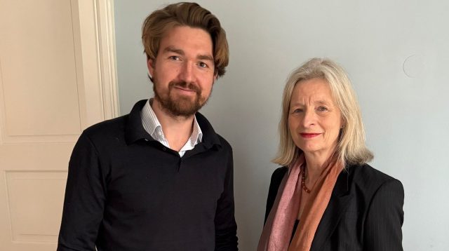 Justus Schirmacher (links) und Annet Aris
