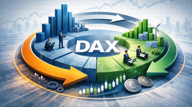 Symbolbild DAX-Rotation