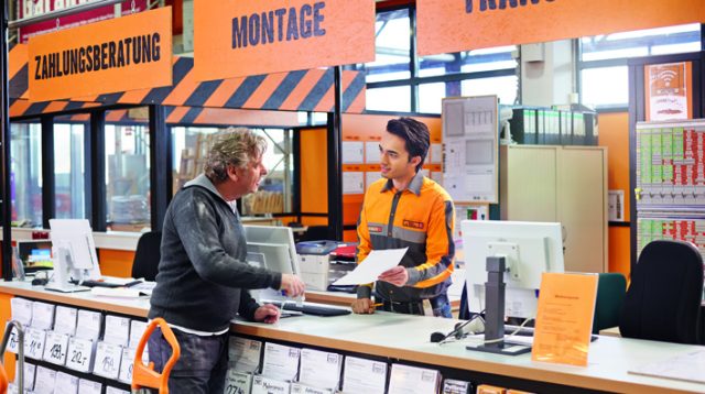 Beratung in einem Hornbach-Markt