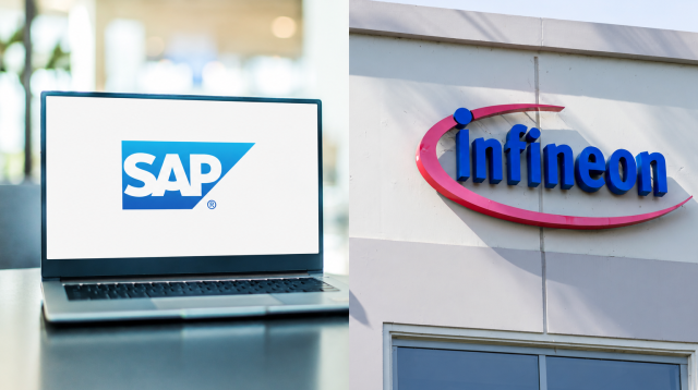 Logos von SAP und Infineon