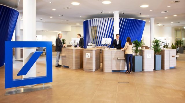 Konzeptfiliale der Deutschen Bank