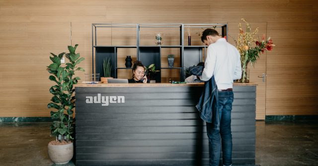 Empfang eines Adyen-Office in Amsterdam