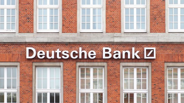 Eine Deutsche Bank Filiale