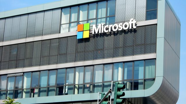 Das Microsoft-Unternehmensgebäude in Köln