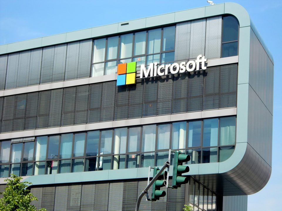 Das Microsoft-Unternehmensgebäude in Köln