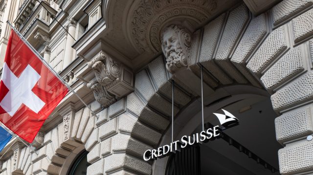 Credit Suisse in Zürich, Schweiz