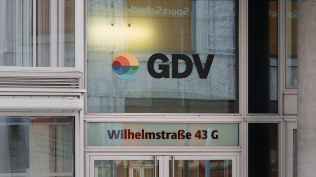 GDV (Gesamtverband der deutschen Versicherungswirtschaft) Logo in Berlin