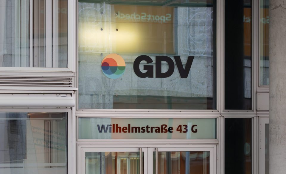 GDV (Gesamtverband der deutschen Versicherungswirtschaft) Logo in Berlin