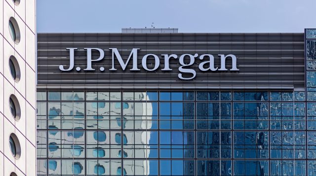 JP Morgan Logo in Hongkong