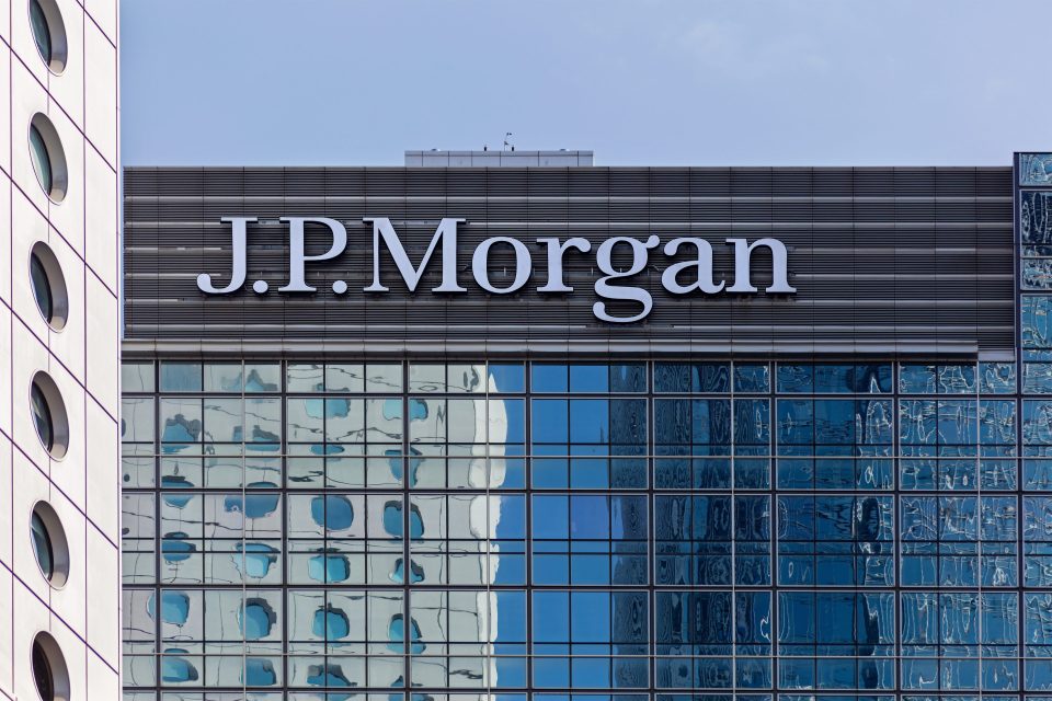 JP Morgan Logo in Hongkong