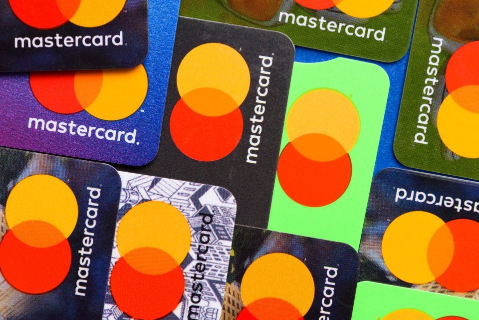 Kreditkarten von Mastercard.