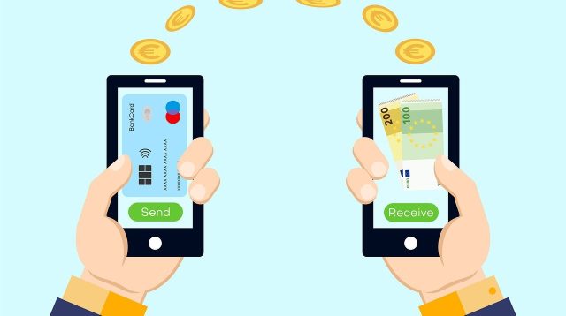 Geldtransfer über Online-Banking