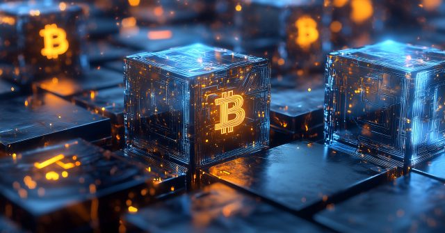 Bitcoin auf der Blockchain