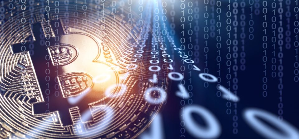 Kryptowährung Bitcoin.