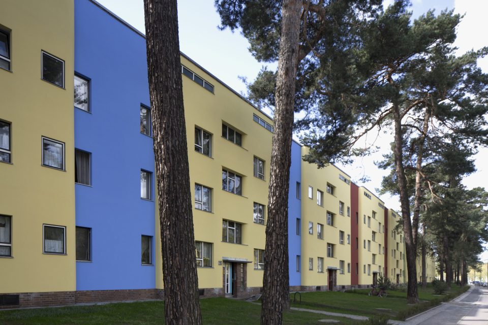Das Deutsche Wohnen Quartier in der Waldsiedlung in Berlin,.
