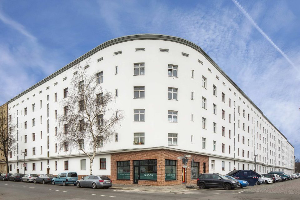 Das Deutsche Wohnen Quartier am Velodrom in Berlin, Deutschland