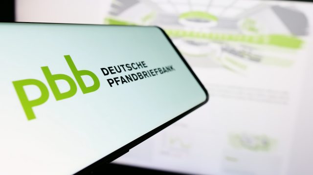 Das Logo der Deutschen Pfandbriefbank AG