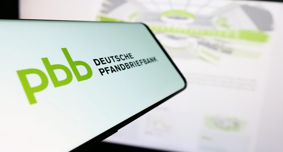 Das Logo der Deutschen Pfandbriefbank AG