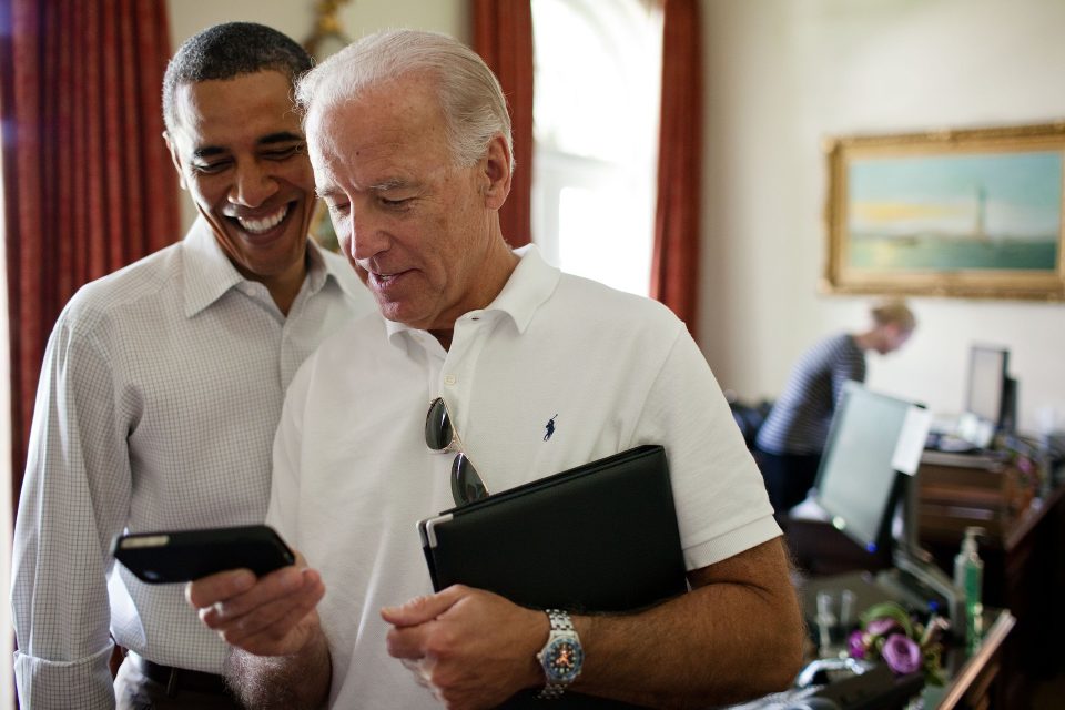 US-Präsident Joe Biden und Ex-Präsident Barack Obama