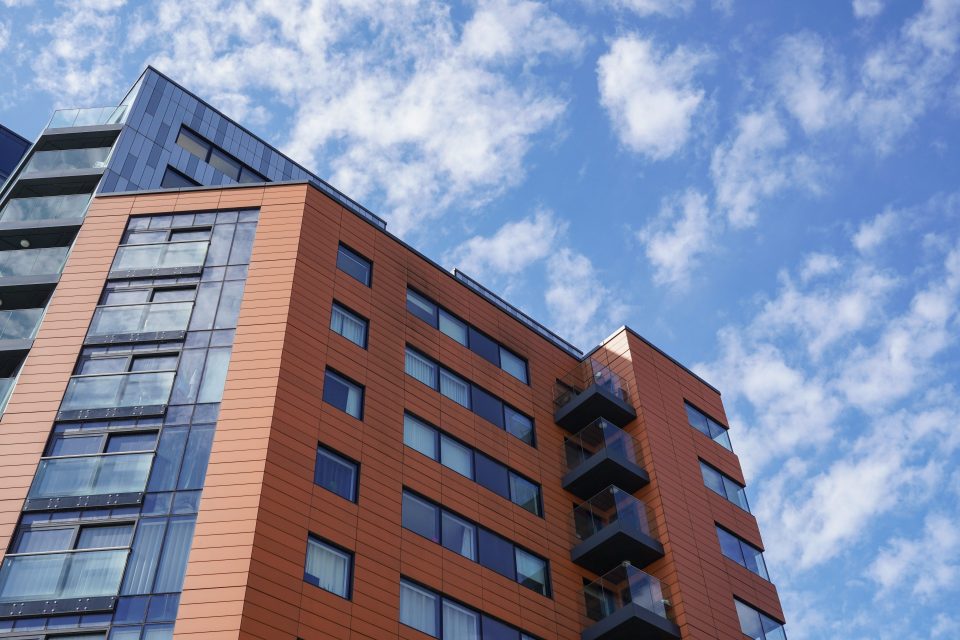 Apartment Hochhaus in der Stadt