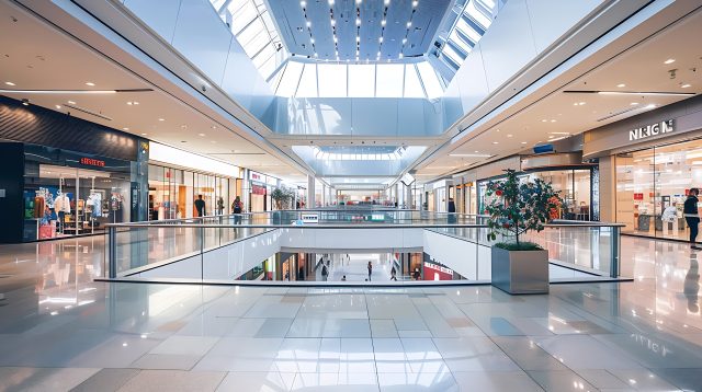 Innenbereich eines Einkaufszentrums