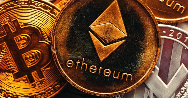 Kryptowährungen Ethereum und Bitcoin
