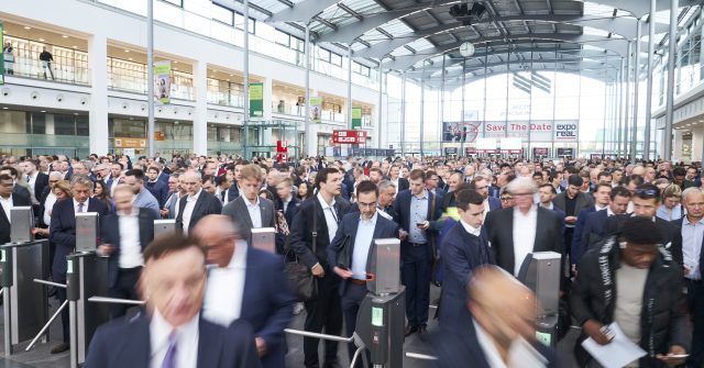 Expo Real, ExpoReal, Eingang West, Eröffnung, Drehkreuze
