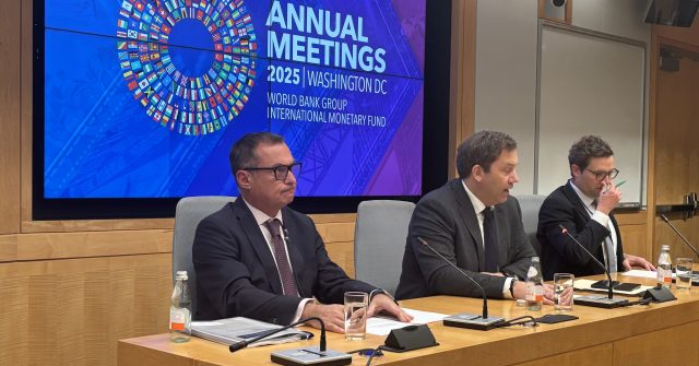 Bundesbank-Präsident Joachim Nagel und Finanzminister Lars Klingbeil in Washington