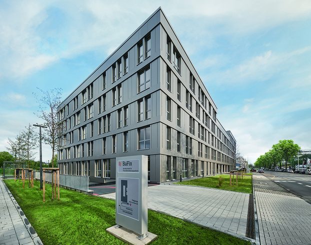 BaFin-Hauptgebäude in Bonn, Sitz der Banken- und Versicherungsaufsicht.