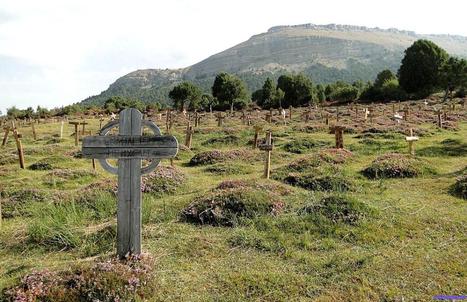 Friedhof "sad hill" des Films "The Good, the Bad and the Ugly".