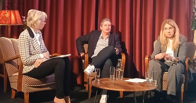 (V.l.n.r.) Katarina Krüger, Hochschule für Technik und Wirtschaft Berlin; Claudia Plattner, Präsidentin des BSI; Ingrid Hengster, Deutschlandchefin der britischen Barclays Bank.