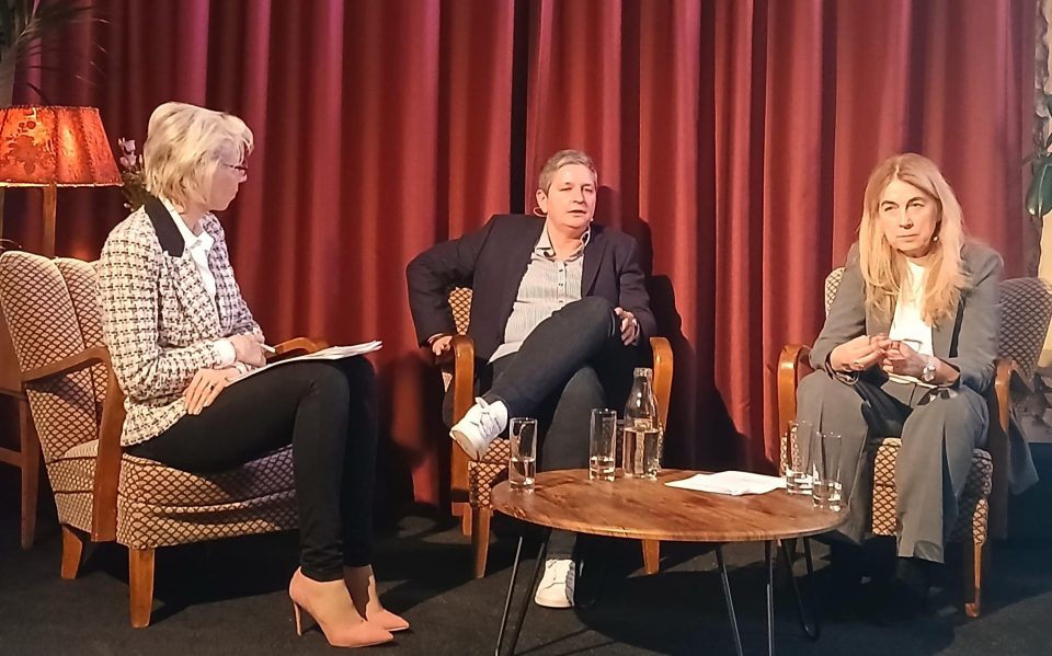 (V.l.n.r.) Katarina Krüger, Hochschule für Technik und Wirtschaft Berlin; Claudia Plattner, Präsidentin des BSI; Ingrid Hengster, Deutschlandchefin der britischen Barclays Bank.