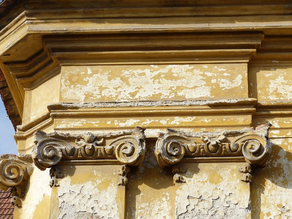 Putz bröckelt von Hof Mannersdorf am Leithagebirge