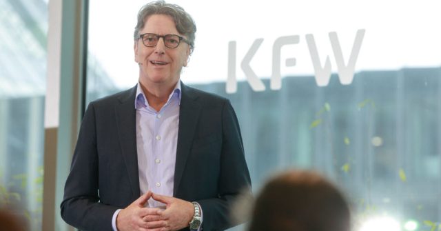Stefan Wintels, Vorstandsvorsitzender der KfW, auf der Jahresauftaktpressekonferenz der Bank im Februar 2026
