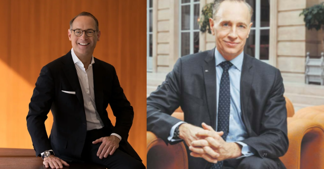 CEO's Oliver Bäte (Allianz, li.) und Thomas Buberl (AXA).