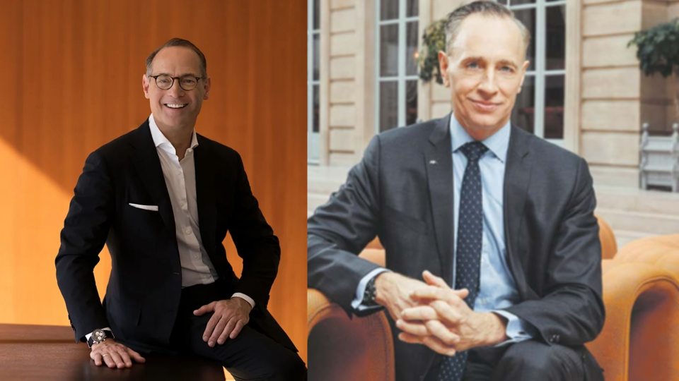 CEO's Oliver Bäte (Allianz, li.) und Thomas Buberl (AXA).
