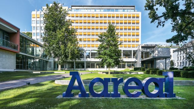 Die Zentrale der Aareal Bank in Wiesbaden. Die Bank plant auf dem Areal mittlerweile ein neues Gebäude.