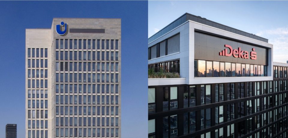 Union Investment in der Frankfurter Innenstadt und die Deka-Gruppe in Frankfurt-Niederrad