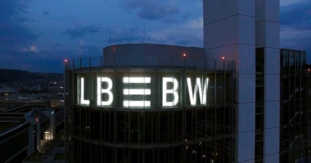 LBBW in Stuttgart bei Nacht