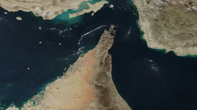 Wunder Punkt der Weltwirtschaft: Die Seestraße von Hormus