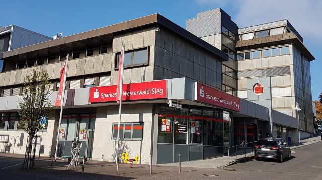 Hauptstelle der Sparkasse Westerwald-Sieg in Bad Marienberg