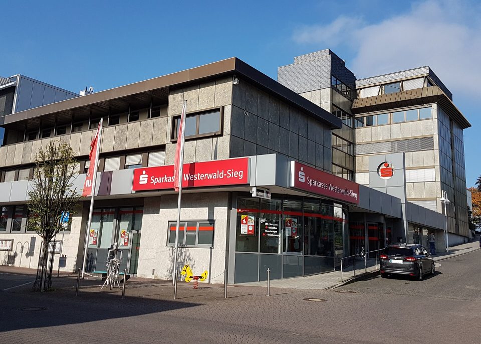 Hauptstelle der Sparkasse Westerwald-Sieg in Bad Marienberg
