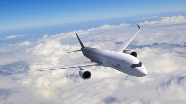 Airbus in der Luft