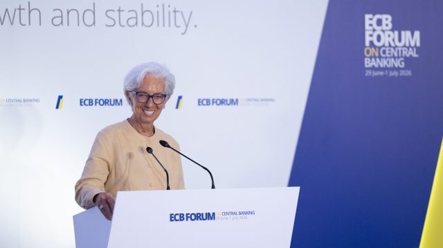 EZB-Präsidentin Christine Lagarde in Sintra.