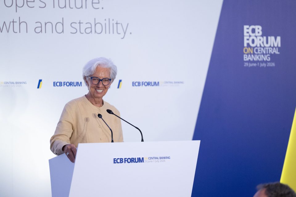 EZB-Präsidentin Christine Lagarde in Sintra.