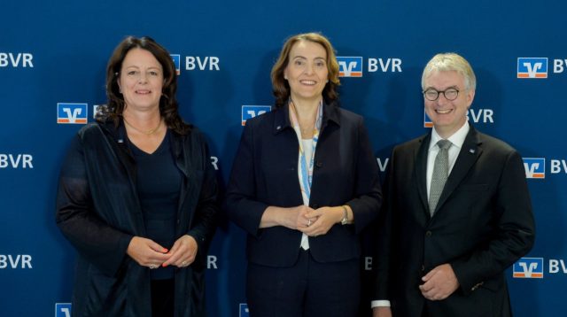 Der Vorstand des BVR (v.l.): Tanja Müller-Ziegler, Marija Kolak (Präsidentin) und Daniel Quinten.