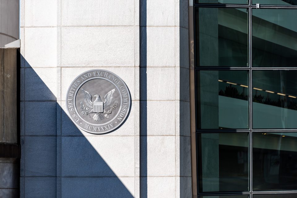 Das Gebäude der US-Börsenaufsicht SEC in Washington DC.